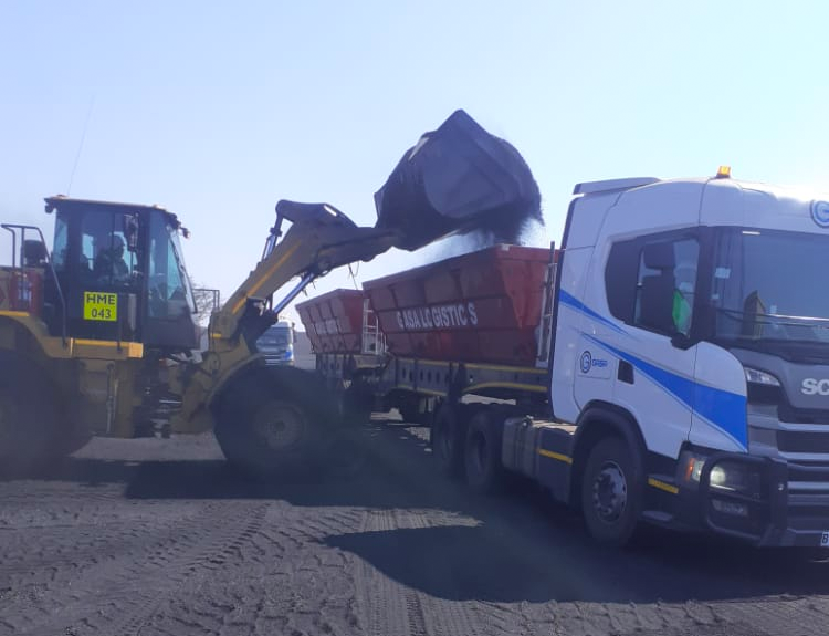 loading at mine